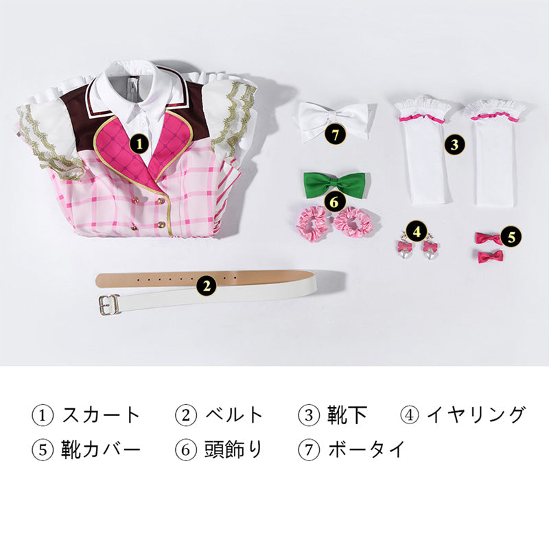 ラブライブ! School idol project μ's15周年 南 ことり 高坂 穂乃果 矢澤 にこ 東條 希 全員通用ワンピース コスプレ衣装 コスチューム