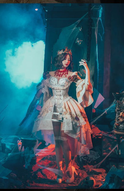 【三分妄想1/3Delusion】IdentityV 第五人格 血の女王-マリー 血祭り コスプレ衣装 コスチューム [ARS21192]