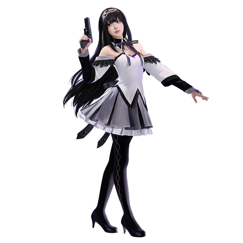 【三分妄想1/3Delusion】魔法少女まどか☆マギカ 〈ワルプルギスの廻天〉 暁美ほむら コスプレ衣装 コスチューム