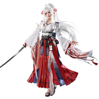 【三分妄想1/3Delusion】鳴潮 メイチョウ Wuthering Waves 緋雪-ヒユキ コスプレ衣装ウィッグ/靴 コスチューム [ARS22366]