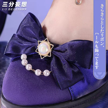 【三分妄想1/3Delusion】崩壊スターレイル HonkaiStarRail キャストリス 「儚き夢の舞」 コスプレ衣装ウィッグ/靴 コスチューム [ARS22377]