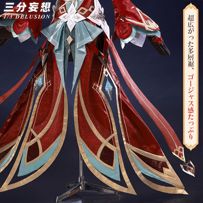 【三分妄想1/3Delusion】原神 Genshin 魔女会・コードA アリス-Alice コスプレ衣装/ウィッグ/帽子 コスチューム [ARS22383]