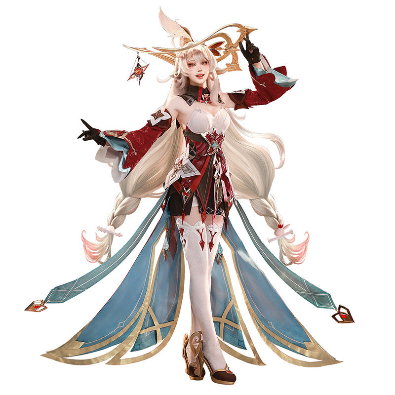 【三分妄想1/3Delusion】原神 Genshin 魔女会・コードA アリス-Alice コスプレ衣装/ウィッグ/帽子 コスチューム [ARS22383]