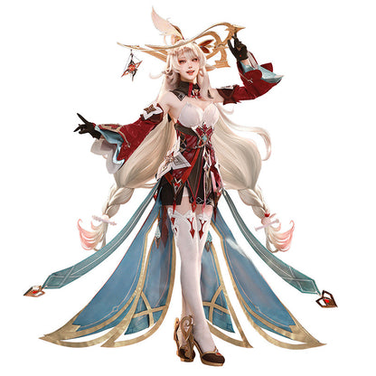 【三分妄想1/3Delusion】原神 Genshin 魔女会・コードA アリス-Alice コスプレ衣装/ウィッグ/帽子 コスチューム [ARS22383]