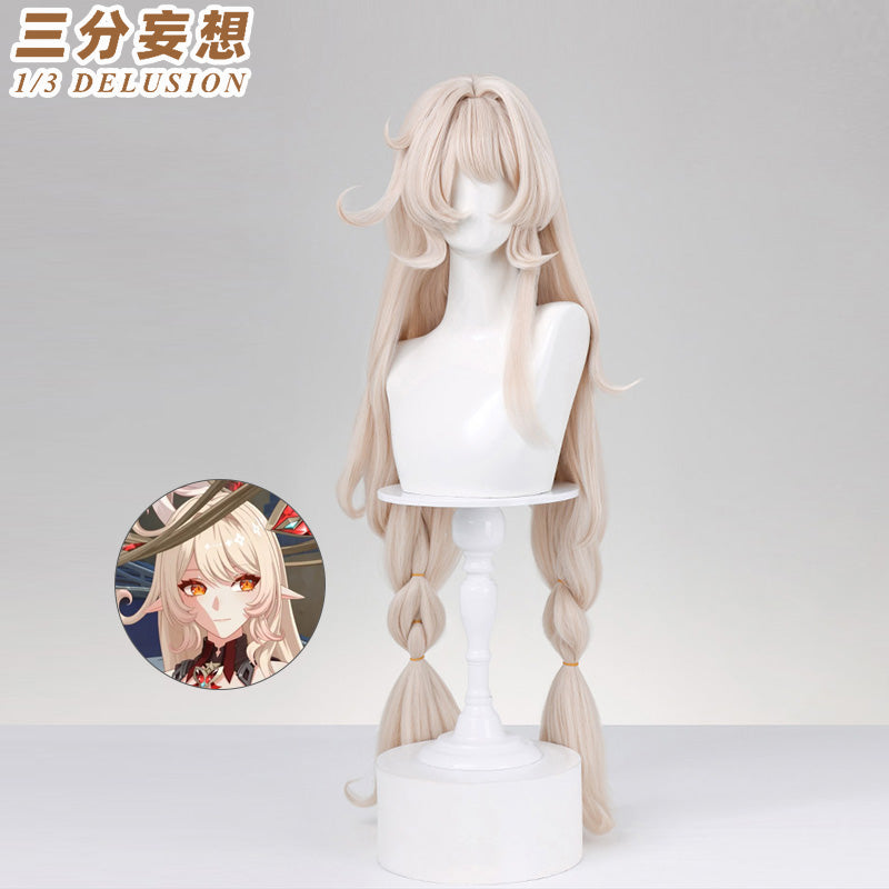 【三分妄想1/3Delusion】原神 Genshin 魔女会・コードA アリス-Alice コスプレ衣装/ウィッグ/帽子 コスチューム [ARS22383]