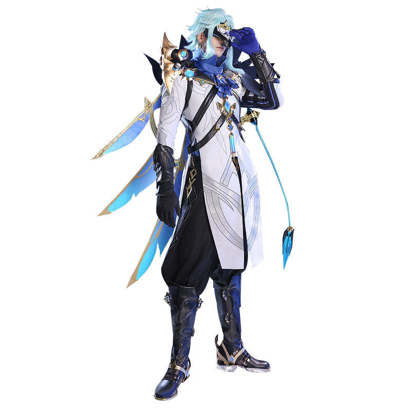 【三分妄想1/3Delusion】原神 Genshin 「博士」ドットーレ-Dottore コスプレ衣装/ウィッグ コスチューム [ARS21797]