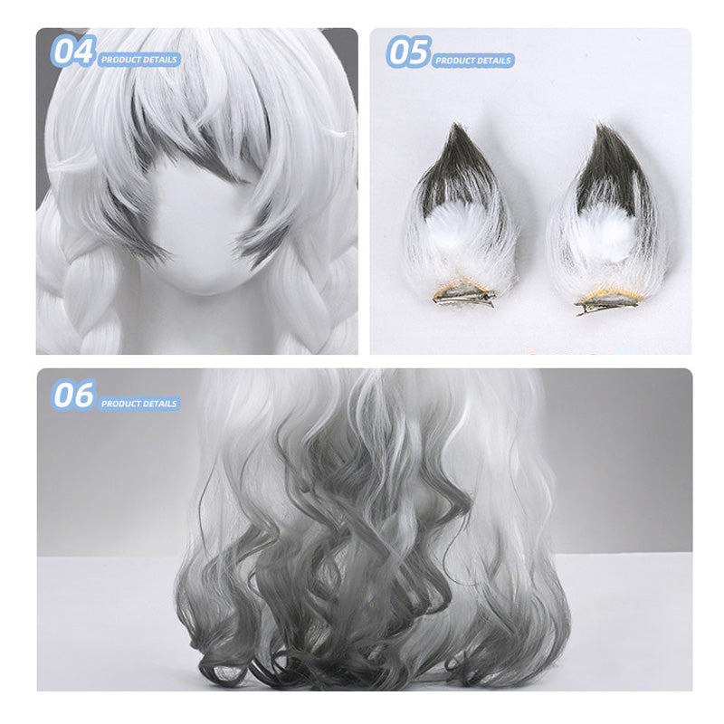 【三分妄想1/3Delusion】アークナイツ 聖聆プラマニクス コスプレ衣装/ウィッグ/尻尾 コスチューム Arknights[ARS22421]