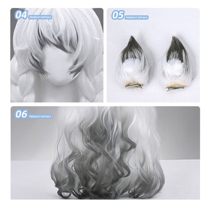 【三分妄想1/3Delusion】アークナイツ 聖聆プラマニクス コスプレ衣装/ウィッグ/尻尾 コスチューム Arknights[ARS22421]