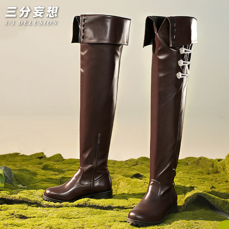 【三分妄想1/3Delusion】アークナイツ 新約エクシア 専用コーデ「尋翼の歌」 コスプレ衣装/ウィッグ/ブーツ コスチューム [ARS22424]