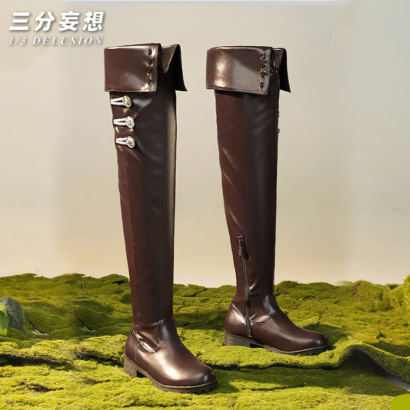 【三分妄想1/3Delusion】アークナイツ 新約エクシア 専用コーデ「尋翼の歌」 コスプレ衣装/ウィッグ/ブーツ コスチューム [ARS22424]