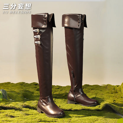 【三分妄想1/3Delusion】アークナイツ 新約エクシア 専用コーデ「尋翼の歌」 コスプレ衣装/ウィッグ/ブーツ コスチューム [ARS22424]