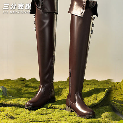 【三分妄想1/3Delusion】アークナイツ 新約エクシア 専用コーデ「尋翼の歌」 コスプレ衣装/ウィッグ/ブーツ コスチューム [ARS22424]