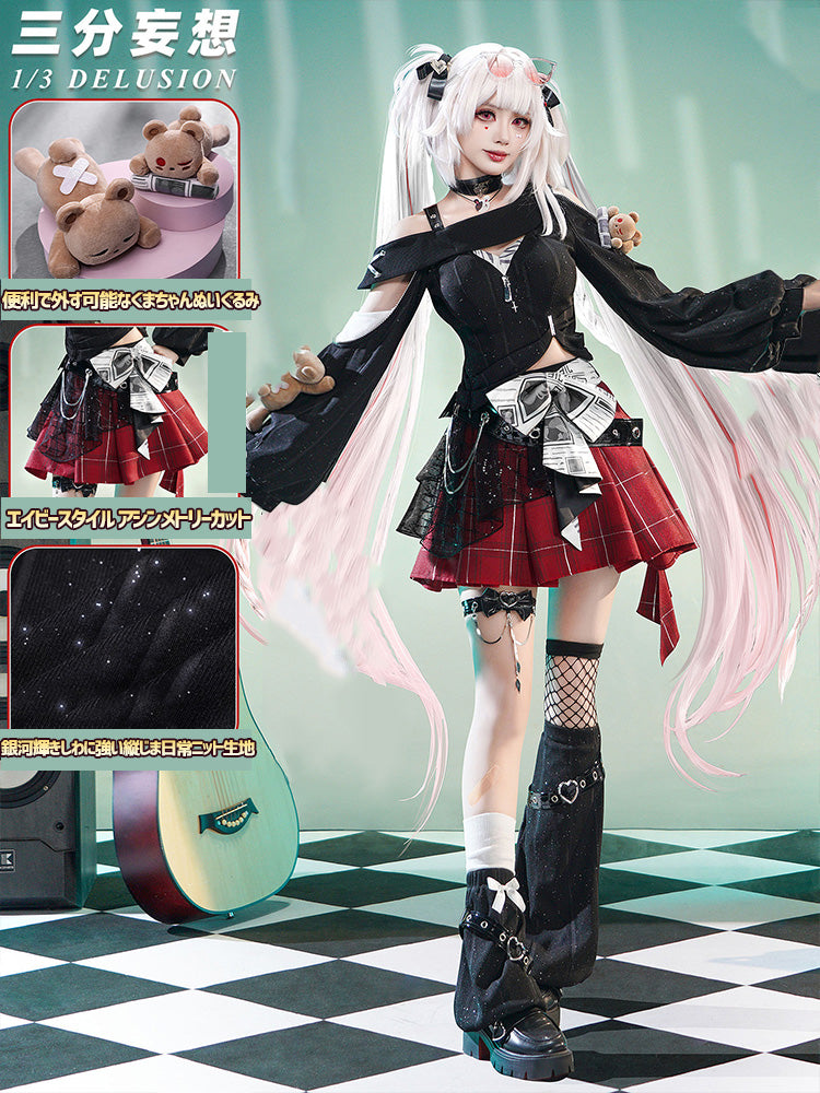 【三分妄想1/3Delusion】崩壊スターレイル HonkaiStarRail 火花「甘い夢の電波」 コスプレ衣装/ウィッグ/靴 コスチューム [ARS22427]