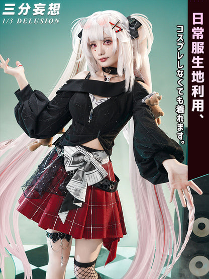 【三分妄想1/3Delusion】崩壊スターレイル HonkaiStarRail 火花「甘い夢の電波」 コスプレ衣装/ウィッグ/靴 コスチューム [ARS22427]