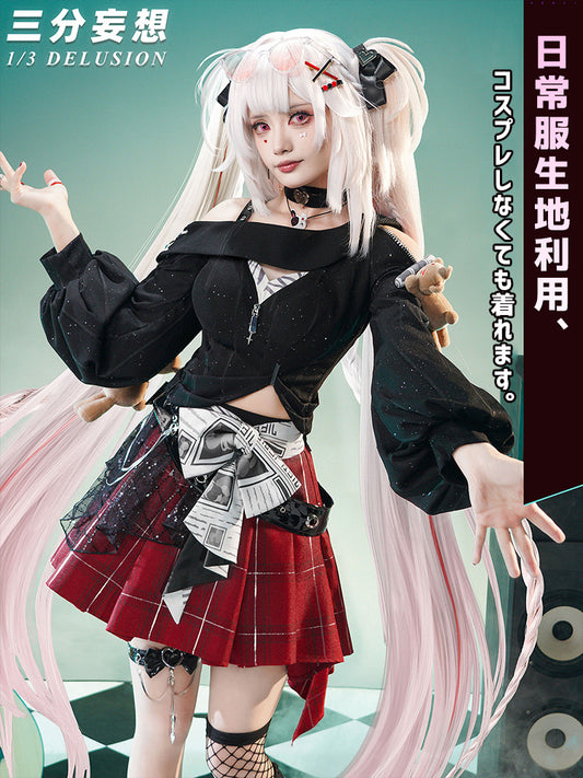 【三分妄想1/3Delusion】崩壊スターレイル HonkaiStarRail 火花「甘い夢の電波」 コスプレ衣装/ウィッグ/靴 コスチューム [ARS22427]