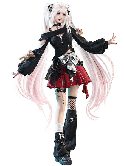 【三分妄想1/3Delusion】崩壊スターレイル HonkaiStarRail 火花「甘い夢の電波」 コスプレ衣装/ウィッグ/靴 コスチューム [ARS22427]