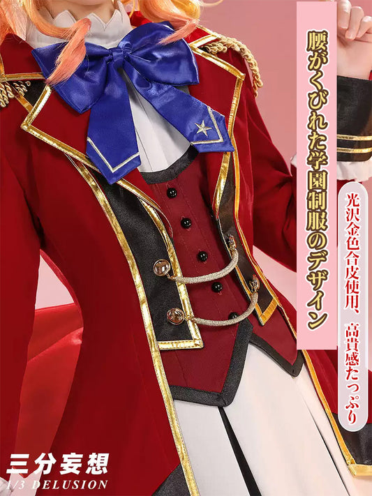【三分妄想1/3Delusion】アイカツ！アイドルカツドウ！ 虹野ゆめ S4制服 コスプレ衣装/ウィッグ コスチューム [ARS22430]