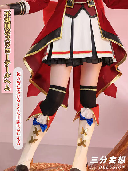【三分妄想1/3Delusion】アイカツ！アイドルカツドウ！ 虹野ゆめ S4制服 コスプレ衣装/ウィッグ コスチューム [ARS22430]