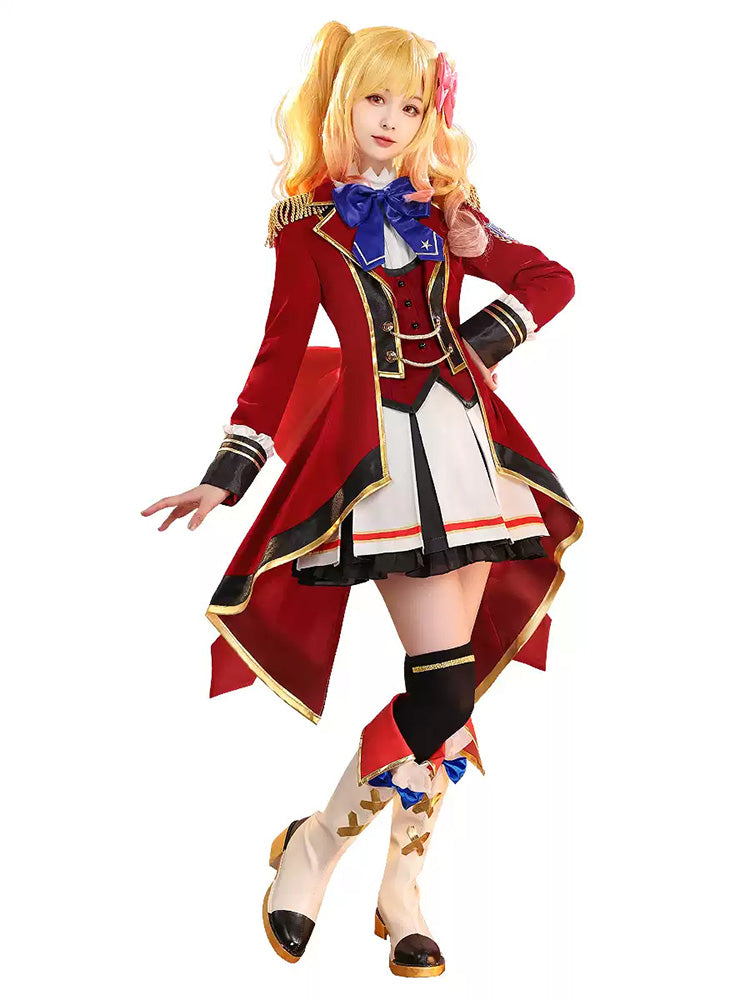 【三分妄想1/3Delusion】アイカツ！アイドルカツドウ！ 虹野ゆめ S4制服 コスプレ衣装/ウィッグ コスチューム [ARS22430]
