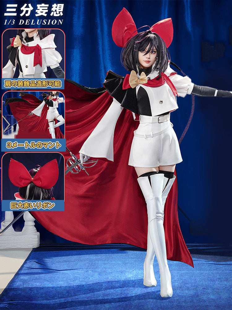 【三分妄想1/3Delusion】リボンヒーロー The Ribbon Hero サファイア コスプレ衣装/ウィッグ/レッグカバー コスチューム [ARS22431]