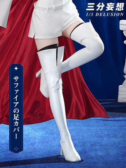 【三分妄想1/3Delusion】リボンヒーロー The Ribbon Hero サファイア コスプレ衣装/ウィッグ/レッグカバー コスチューム [ARS22431]