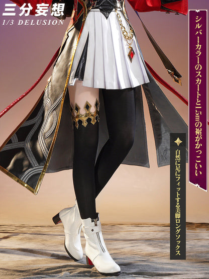 【三分妄想1/3Delusion】 崩壊スターレイル×Fate_UBWコラボ 遠坂凛 コスプレ衣装/ウィッグ/靴 コスチューム [ARS22438]