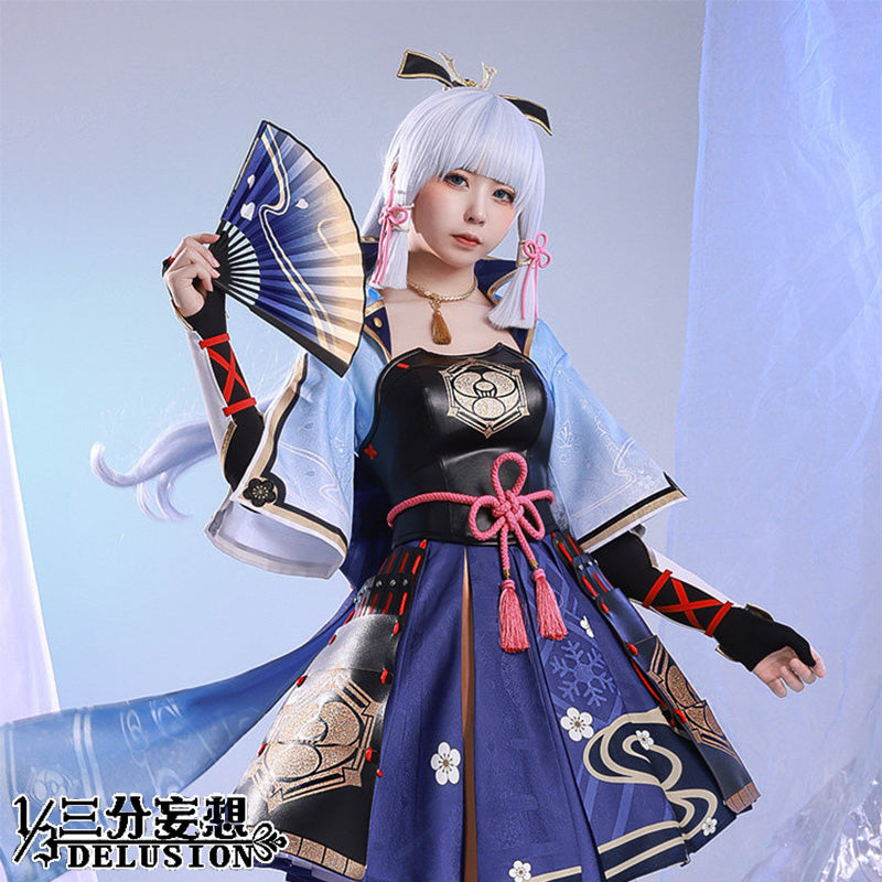 【三分妄想1/3Delusion】原神 Genshin 神里綾華-かみさとあやか コスプレ衣装/ウィッグ/靴 コスチューム [ARS22453]