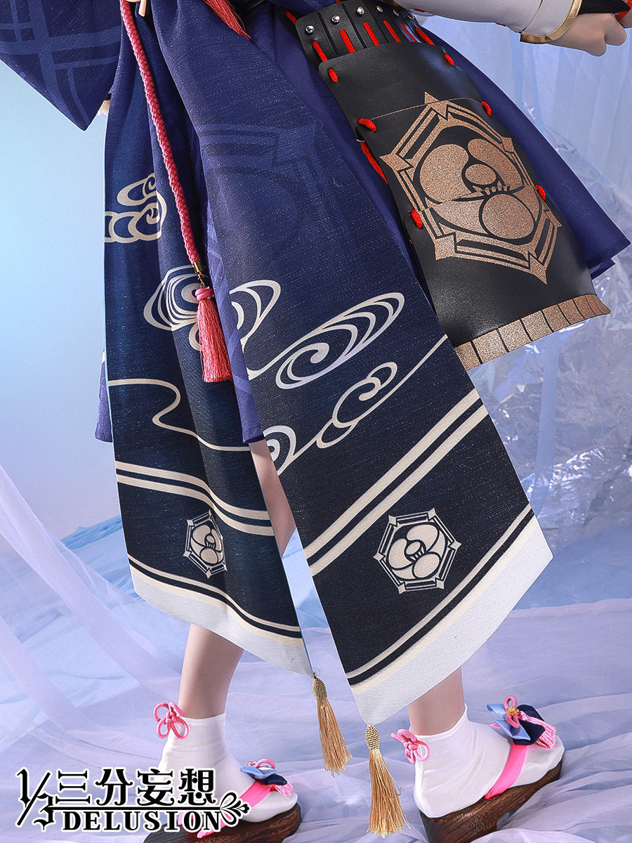 【三分妄想1/3Delusion】原神 Genshin 神里綾華-かみさとあやか コスプレ衣装/ウィッグ/靴 コスチューム [ARS22453]