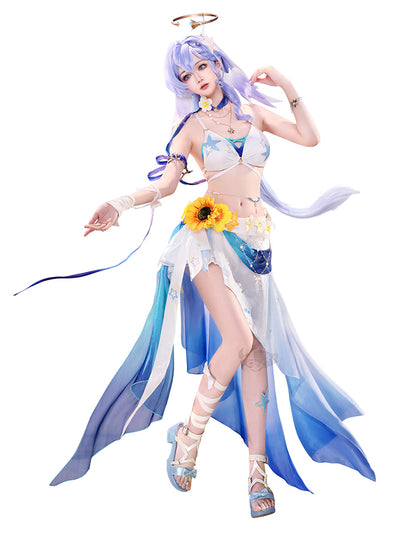 【三分妄想1/3Delusion】崩壊スターレイル HonkaiStarRail ロビン・夏空の歌 コスプレ衣装/ウィッグ/靴 コスチューム [ARS22454]