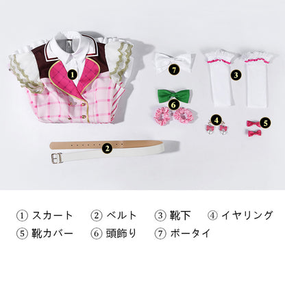 ラブライブ！ School idol project μ's15周年 南 ことり 高坂 穂乃果 矢澤 にこ 東條 希 全員通用ワンピース コスプレ衣装 コスチューム