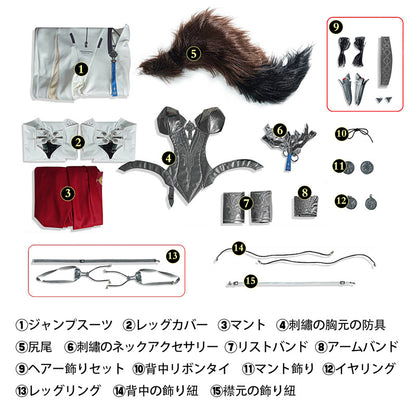 【在庫あり】鳴潮 メイチョウ Wuthering Waves ルパ-Lupa コスプレ衣装 尻尾レッグカバー付き コスチューム cosplay [G26023]