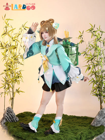 原神 Genshin 璃月 瑶瑶/ヨォーヨ-「竹林に響く雨音」 コスプレ衣装 コスチューム cosplay [G5828]