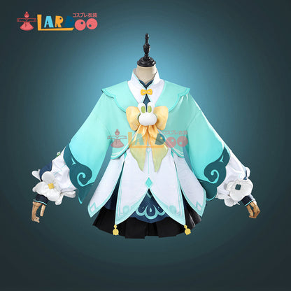 原神 Genshin 璃月 瑶瑶/ヨォーヨ-「竹林に響く雨音」 コスプレ衣装 コスチューム cosplay [G5828]