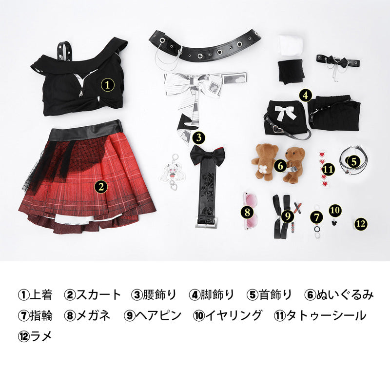 崩壊スターレイル HonkaiStarRail 花火 甘い夢の電波 新コスチューム コスプレ衣装 cosplay [G5866]