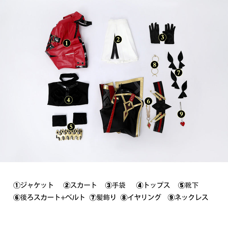 崩壊スターレイル×Fate_UBWコラボ 遠坂凛 コスプレ衣装/ウィッグ/靴 コスチューム cosplay [G5867]