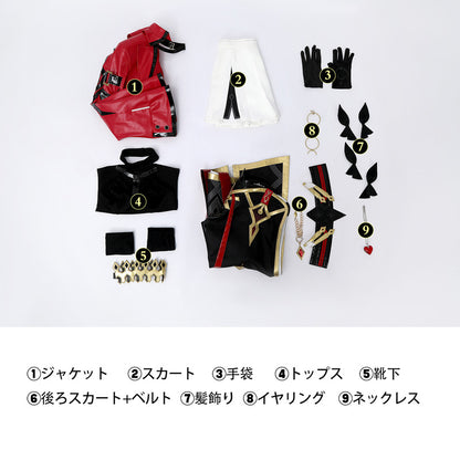 崩壊スターレイル×Fate_UBWコラボ 遠坂凛 コスプレ衣装/ウィッグ/靴 コスチューム cosplay [G5867]