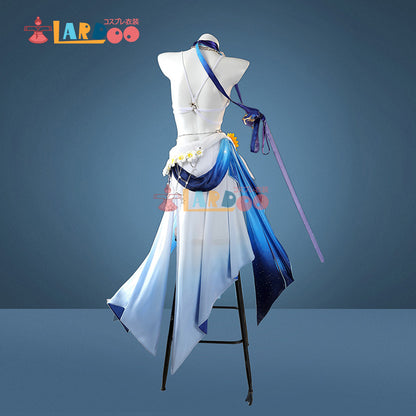 崩壊スターレイル HonkaiStarRail ロビン・夏空の歌 コスチューム 靴飾り付き コスプレ衣装 [G5910]