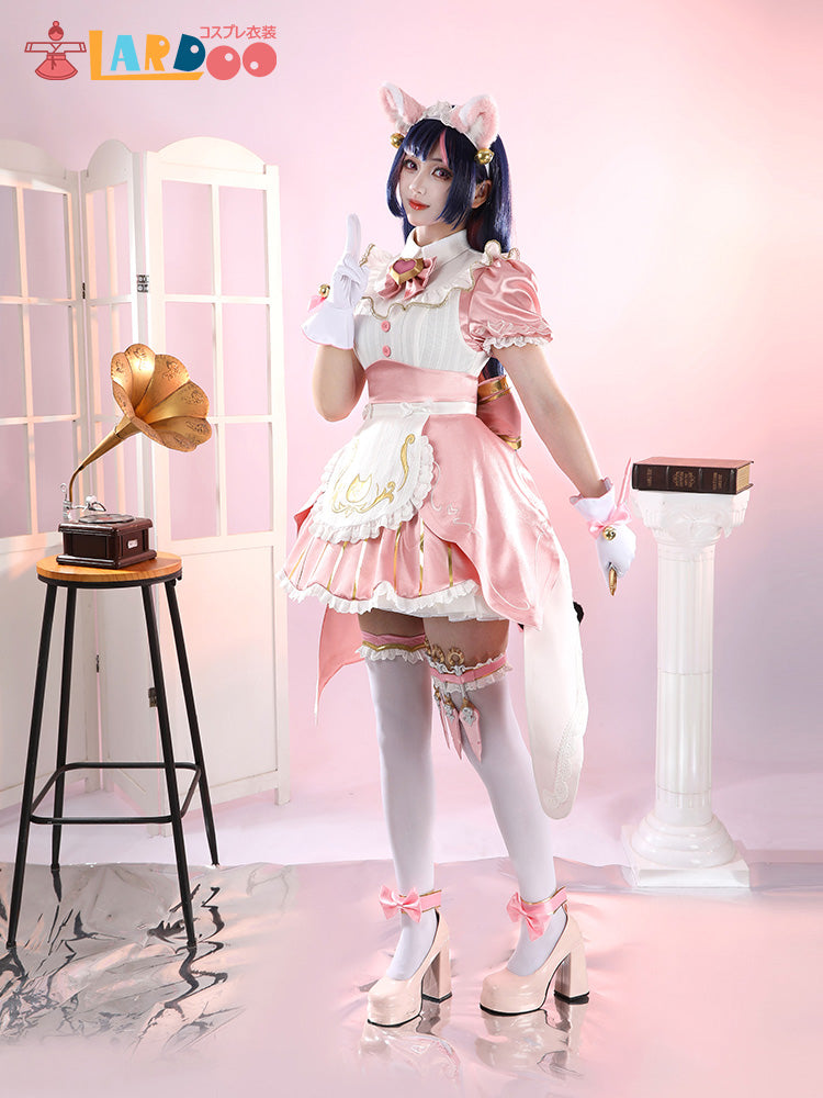 オーバーウォッチ2 × ストリートファイター6 OW2 キリコ 猫耳メイドスキン コスプレ衣装 コスチューム cosplay [G5938]