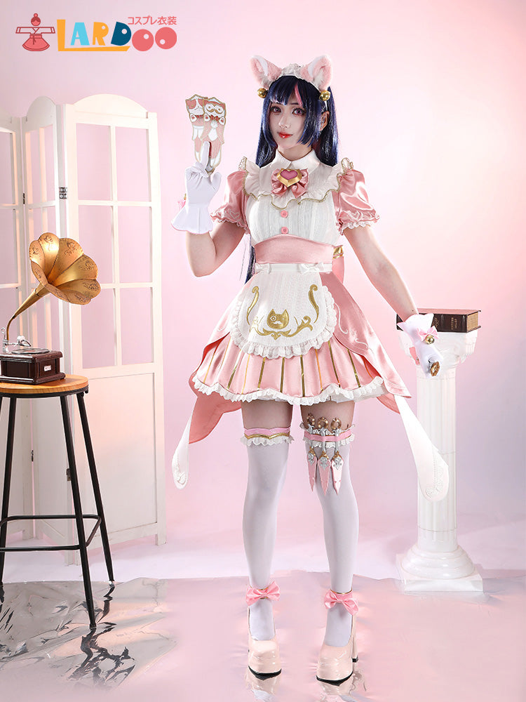 オーバーウォッチ2 × ストリートファイター6 OW2 キリコ 猫耳メイドスキン コスプレ衣装 コスチューム cosplay [G5938]