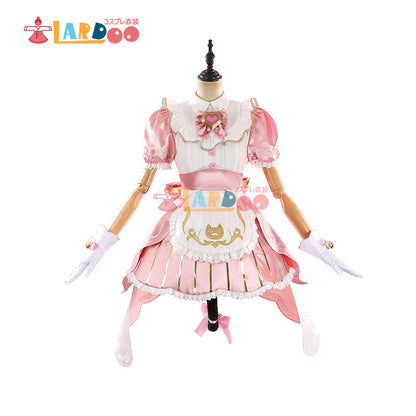 オーバーウォッチ2 × ストリートファイター6 OW2 キリコ 猫耳メイドスキン コスプレ衣装 コスチューム cosplay [G5938]