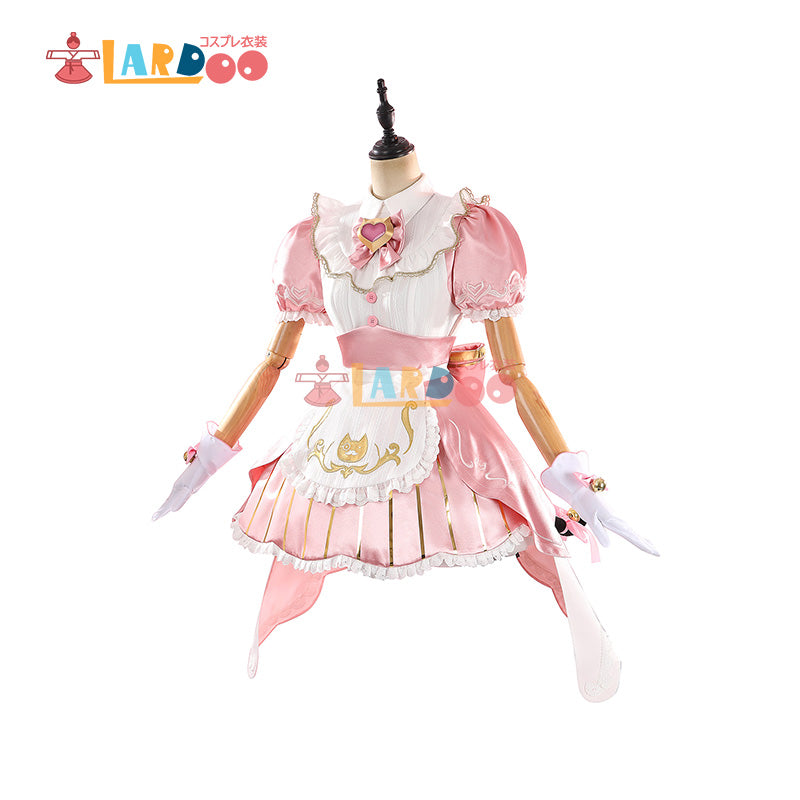 オーバーウォッチ2 × ストリートファイター6 OW2 キリコ 猫耳メイドスキン コスプレ衣装 コスチューム cosplay [G5938]