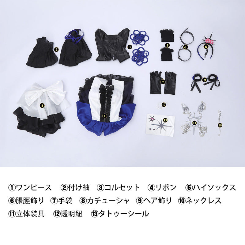 無期迷途 むきめいと PathtoNowhere ヘラ 4周年「幻夜狂想」LIVEHOUSE コスプレ衣装 コスチューム cosplay [G5977]