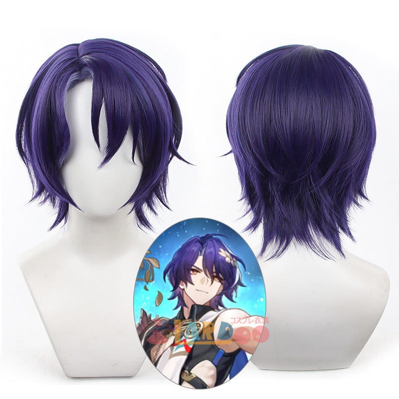 崩壊スターレイル HonkaiStarRail Dr.レイシオ-Dr.RATIO ベリタス・レイシオ コスプレウィッグ ネット付き 耐熱 cosplay [LRS2374]