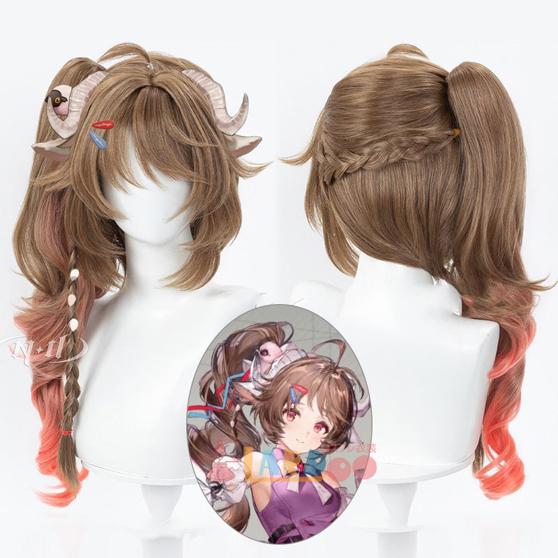 アークナイツ：エンドフィールド アルデリア-Ardelia コスプレウィッグ 未セット ネット付き 耐熱 [LRS2685]