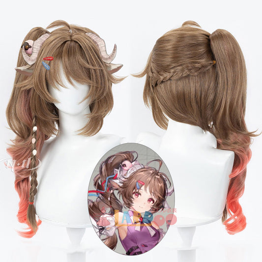 アークナイツ：エンドフィールド アルデリア-Ardelia コスプレウィッグ 未セット ネット付き 耐熱 [LRS2685]