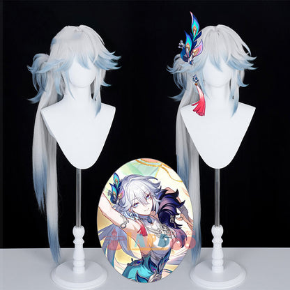崩壊スターレイル HonkaiStarRail 爻光-こうこう コスプレウィッグ 未セット ネット付き 耐熱 cosplay