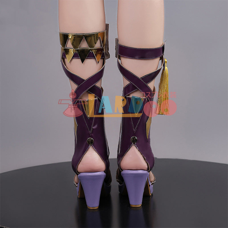 鳴潮 メイチョウ Wuthering Waves シグリカ-Sigrika コスプレ靴 コスプレブーツ cosplay