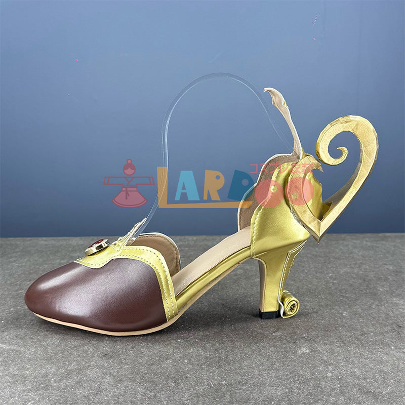 原神 Genshin 魔女会・コードA アリス-Alice ヒール7cm コスプレ靴 コスプレブーツ cosplay