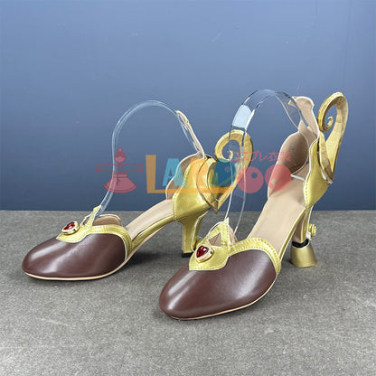 原神 Genshin 魔女会・コードA アリス-Alice ヒール7cm コスプレ靴 コスプレブーツ cosplay