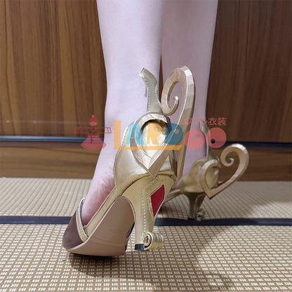 原神 Genshin 魔女会・コードA アリス-Alice ヒール7cm コスプレ靴 コスプレブーツ cosplay